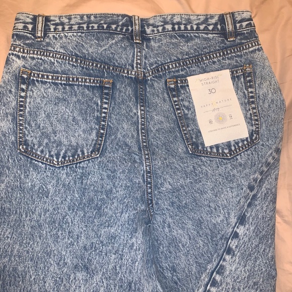 Happy Nature acid wash high rise jeans - Picture 3 of 3